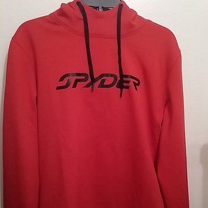🔥SPYDER MEN'S HOODIE RACING COLOR RED STYLE 71D64006-60 SIZE MEDIUM NWT $79